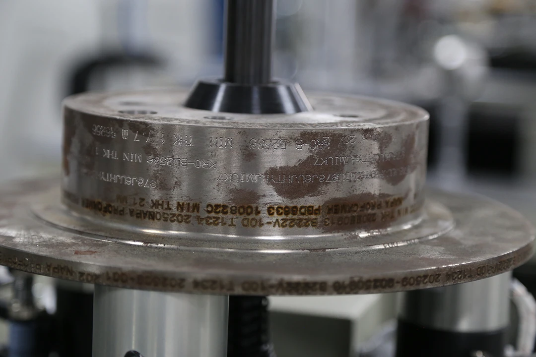 Results of Pneumatic Dot-Matrix Marking on Automotive Brake Discs Results of Pneumatic Dot-Matrix Marking on Automotive Brake Discs